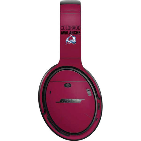 NHL Colorado Avalanche Lineup Bose QuietComfort 35 Headphones Skin