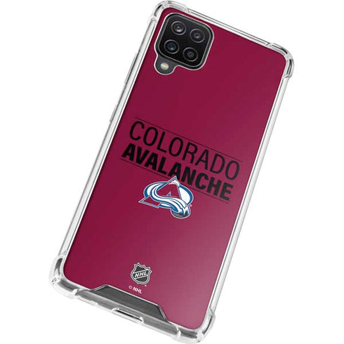 NHL Colorado Avalanche Lineup Galaxy A12 Clear Case