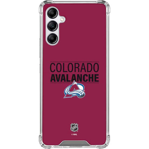 NHL Colorado Avalanche Lineup Galaxy A15 5G Clear Case