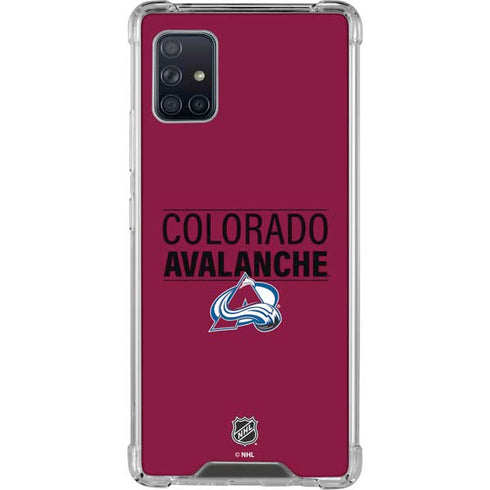 NHL Colorado Avalanche Lineup Galaxy A51 5G Clear Case