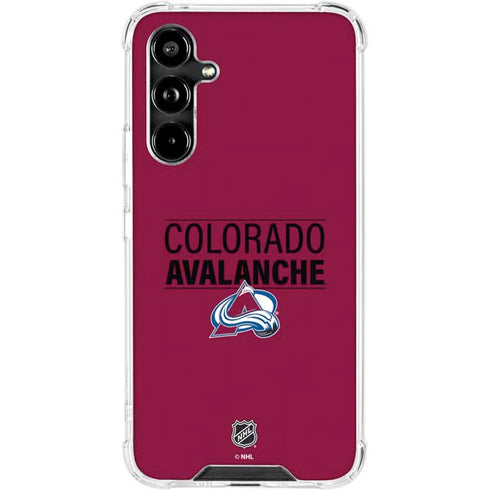NHL Colorado Avalanche Lineup Galaxy A54 5G Clear Case