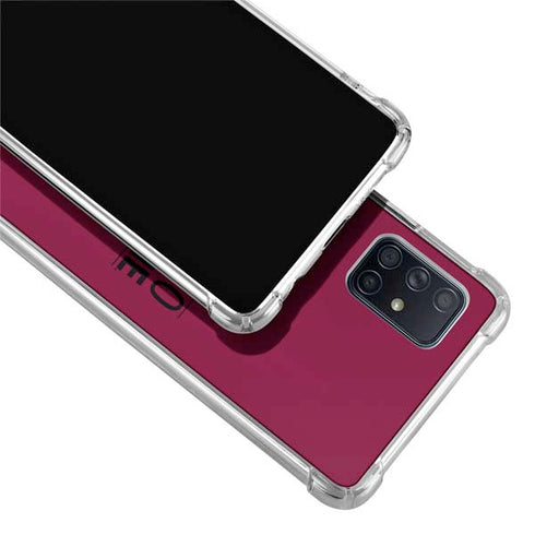 NHL Colorado Avalanche Lineup Galaxy A71 5G Clear Case