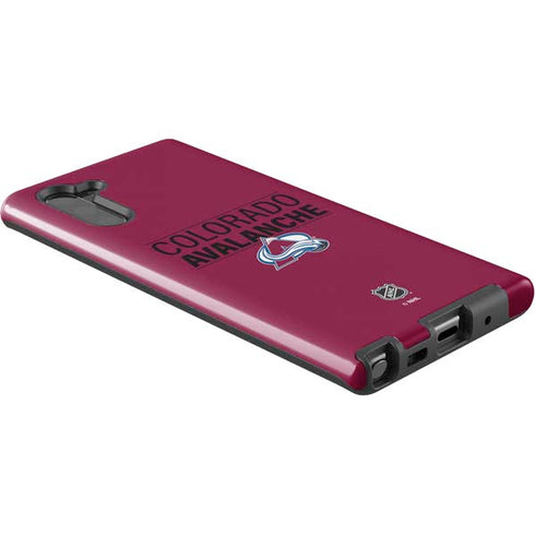 NHL Colorado Avalanche Lineup Galaxy Note 10 Pro Case