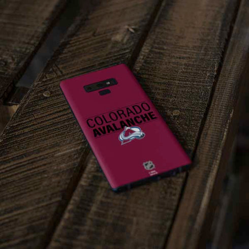 NHL Colorado Avalanche Lineup Galaxy Note 9 Skin