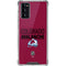NHL Colorado Avalanche Lineup Galaxy Note20 5G Clear Case