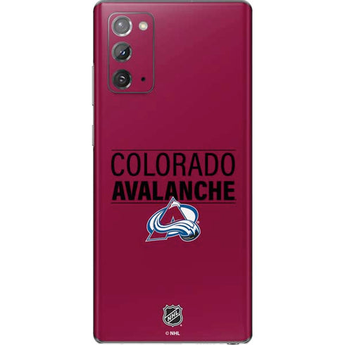 NHL Colorado Avalanche Lineup Galaxy Note20 5G Skin