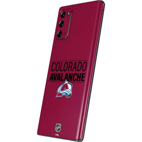 NHL Colorado Avalanche Lineup Galaxy Note20 5G Skin