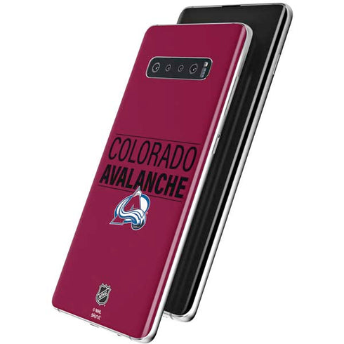NHL Colorado Avalanche Lineup Galaxy S10 Plus Skin