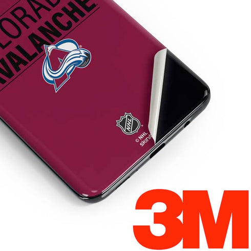 NHL Colorado Avalanche Lineup Galaxy S10 Plus Skin
