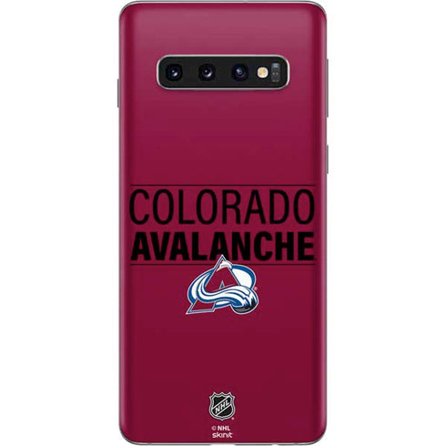 NHL Colorado Avalanche Lineup Galaxy S10 Skin