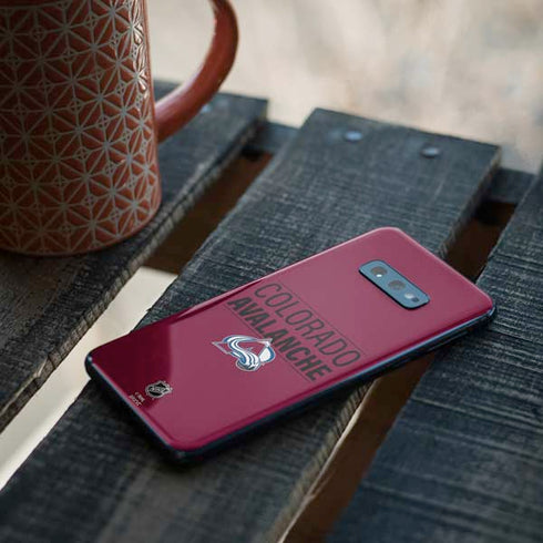 NHL Colorado Avalanche Lineup Galaxy S10e Skin