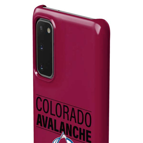 NHL Colorado Avalanche Lineup Galaxy S20 Lite Case