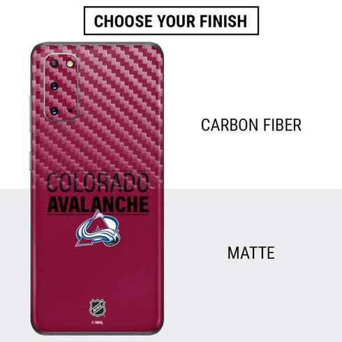 NHL Colorado Avalanche Lineup Galaxy S20 Skin