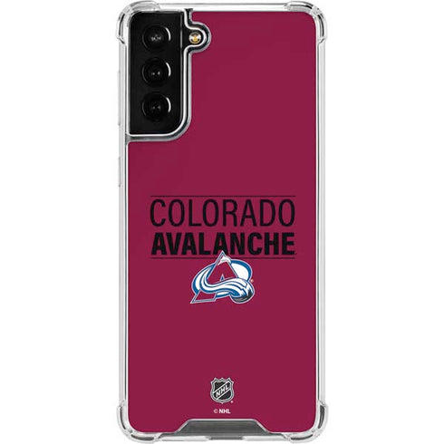 NHL Colorado Avalanche Lineup Galaxy S22 Plus Clear Case