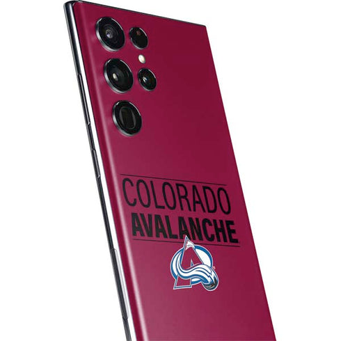 NHL Colorado Avalanche Lineup Galaxy S22 Ultra Skin