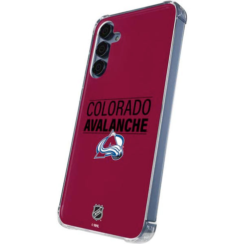 NHL Colorado Avalanche Lineup Galaxy S24 Clear Case
