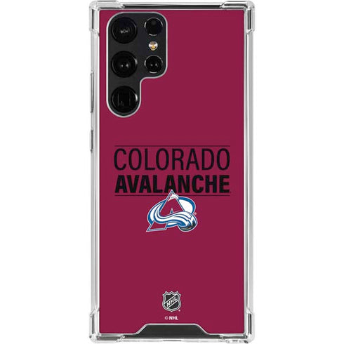 NHL Colorado Avalanche Lineup Galaxy S24 Ultra Clear Case