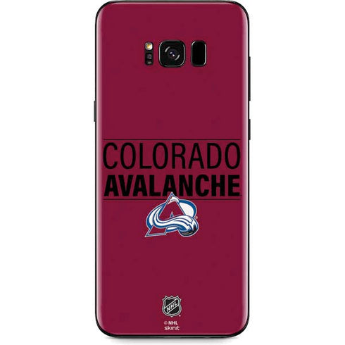 NHL Colorado Avalanche Lineup Galaxy S8 Plus Skin