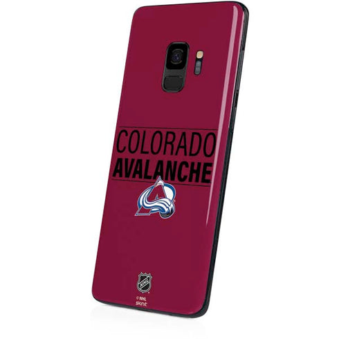 NHL Colorado Avalanche Lineup Galaxy S9 Skin