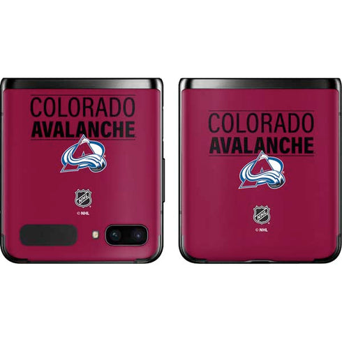 NHL Colorado Avalanche Lineup Galaxy Z Flip Skin