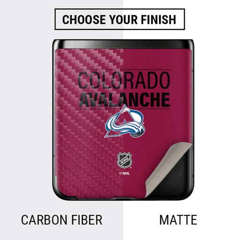 NHL Colorado Avalanche Lineup Galaxy Z Flip Skin