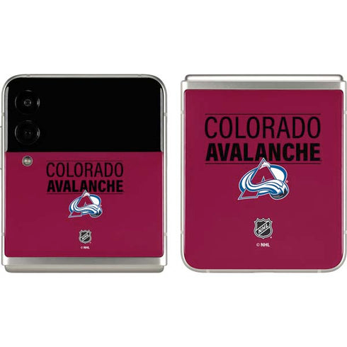 NHL Colorado Avalanche Lineup Galaxy Z Flip3 5G Skin