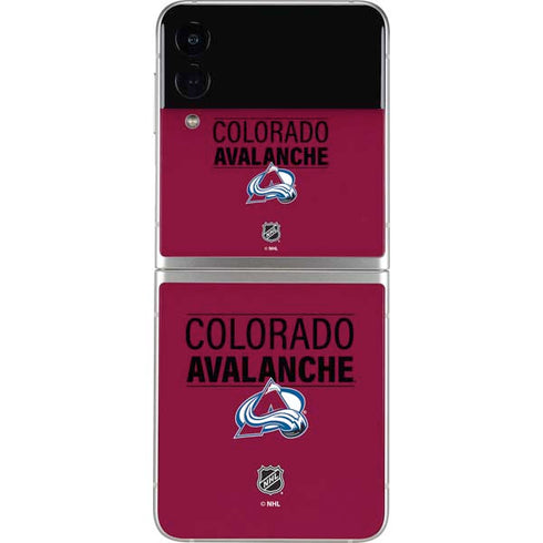 NHL Colorado Avalanche Lineup Galaxy Z Flip3 5G Skin