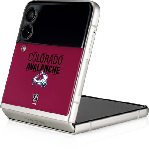 NHL Colorado Avalanche Lineup Galaxy Z Flip3 5G Skin