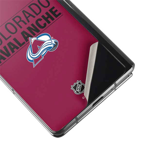 NHL Colorado Avalanche Lineup Galaxy Z Fold2 5G Skin