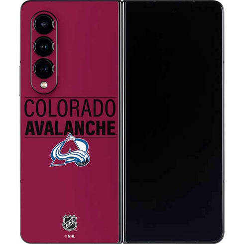 NHL Colorado Avalanche Lineup Galaxy Z Fold4 5G Skin