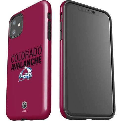NHL Colorado Avalanche Lineup iPhone 11 Impact Case