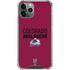 NHL Colorado Avalanche Lineup iPhone 11 Pro Max Clear Case