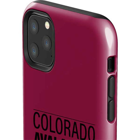 NHL Colorado Avalanche Lineup iPhone 11 Pro Max Impact Case