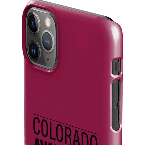 NHL Colorado Avalanche Lineup iPhone 11 Pro Max Lite Case