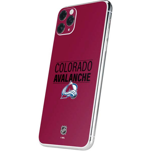 NHL Colorado Avalanche Lineup iPhone 11 Pro Max Skin