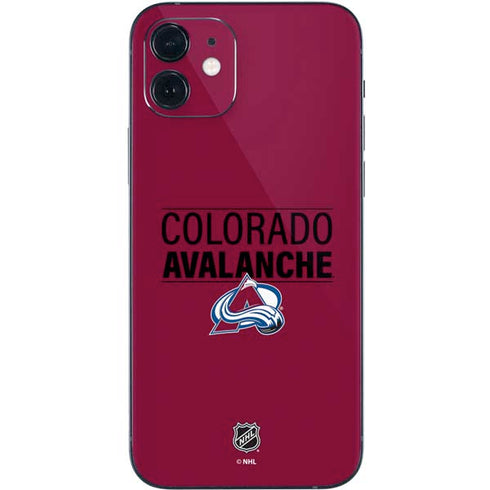 NHL Colorado Avalanche Lineup iPhone 12 Mini Skin