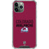 NHL Colorado Avalanche Lineup iPhone 12 Pro Clear Case
