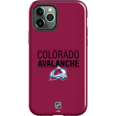 NHL Colorado Avalanche Lineup iPhone 12 Pro Max Impact Case