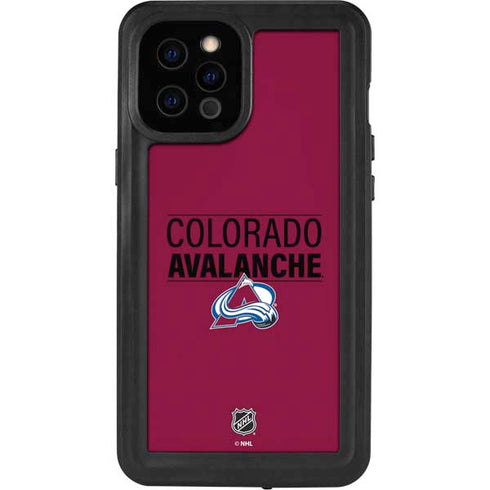NHL Colorado Avalanche Lineup iPhone 12 Pro Max Waterproof Case