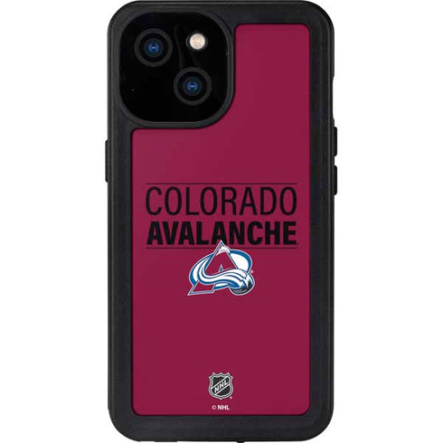 NHL Colorado Avalanche Lineup iPhone 13 Mini Waterproof Case