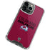 NHL Colorado Avalanche Lineup iPhone 13 Pro Clear Case