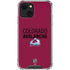 NHL Colorado Avalanche Lineup iPhone 14 Plus Clear Case