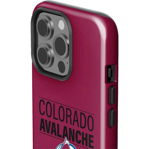 NHL Colorado Avalanche Lineup iPhone 15 Pro Impact Case