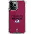 NHL Colorado Avalanche Lineup iPhone 15 Pro Max Clear Case