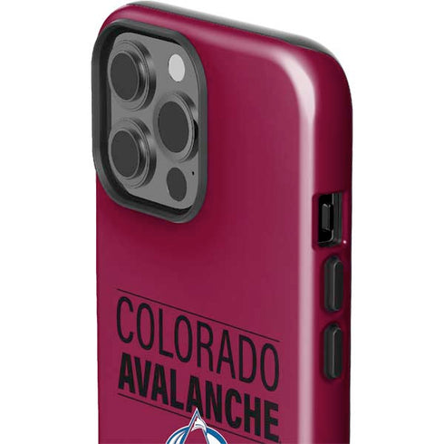 NHL Colorado Avalanche Lineup iPhone 15 Pro Max Impact Case