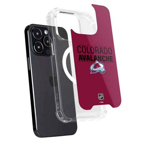 NHL Colorado Avalanche Lineup iPhone 15 Pro Max MagSafe Case