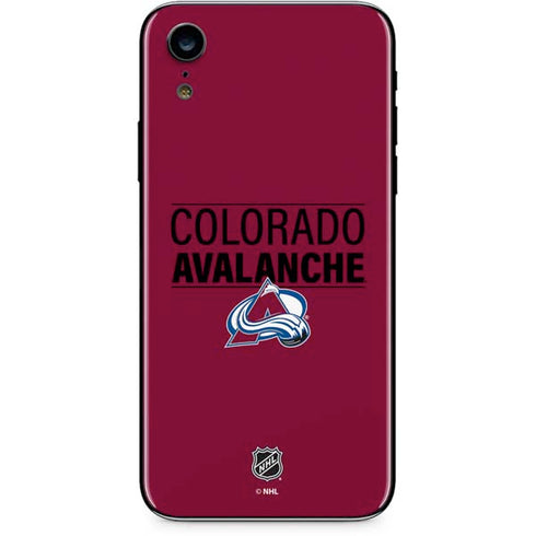 NHL Colorado Avalanche Lineup iPhone XR Skin