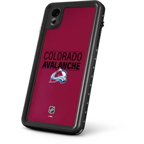NHL Colorado Avalanche Lineup iPhone XR Waterproof Case