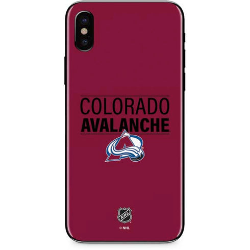 NHL Colorado Avalanche Lineup iPhone XS Max Skin