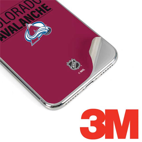 NHL Colorado Avalanche Lineup iPhone XS Max Skin